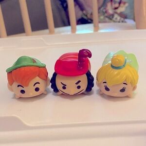 Disney Tsum Tsum Peter Pan, Captain Hook, and Tinker Bell Set